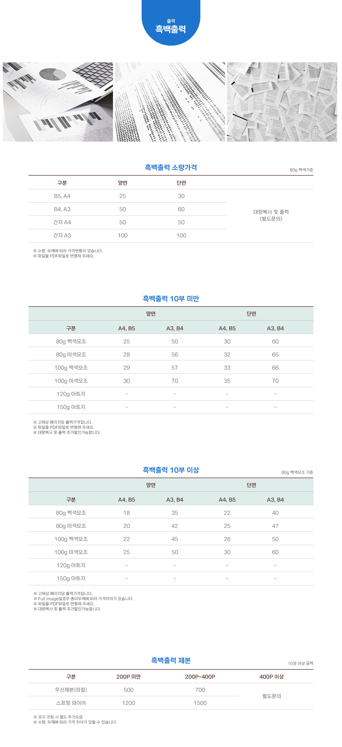 흑백출력
